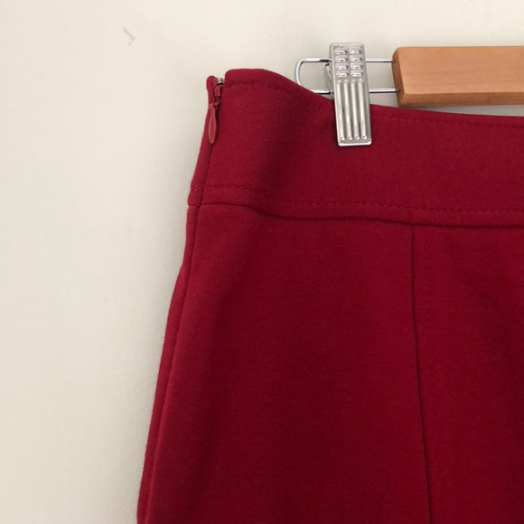 Ann Taylor Red Button Skirt Size 4 - Picture 5 of 8